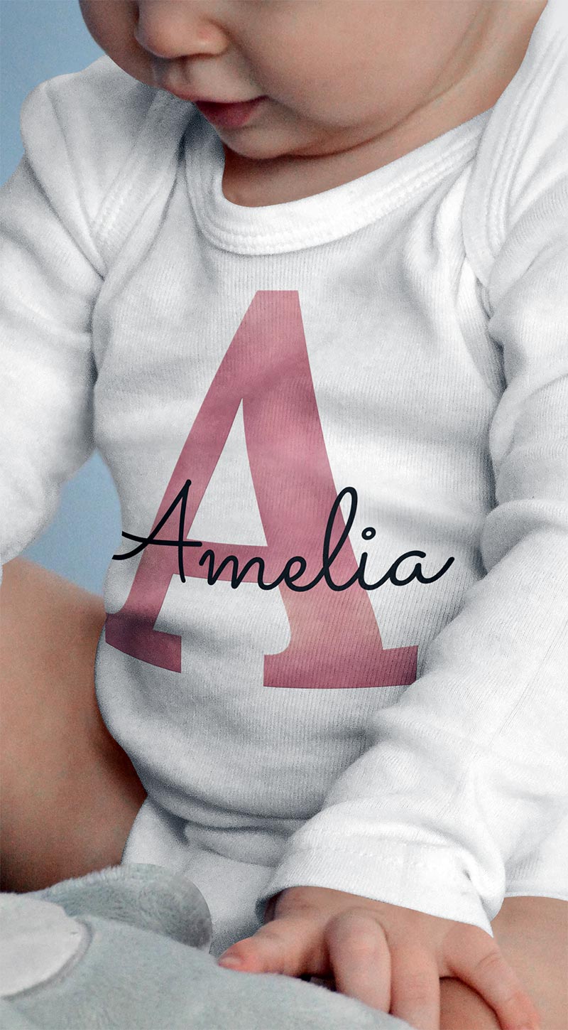 Jotally custom babygrow