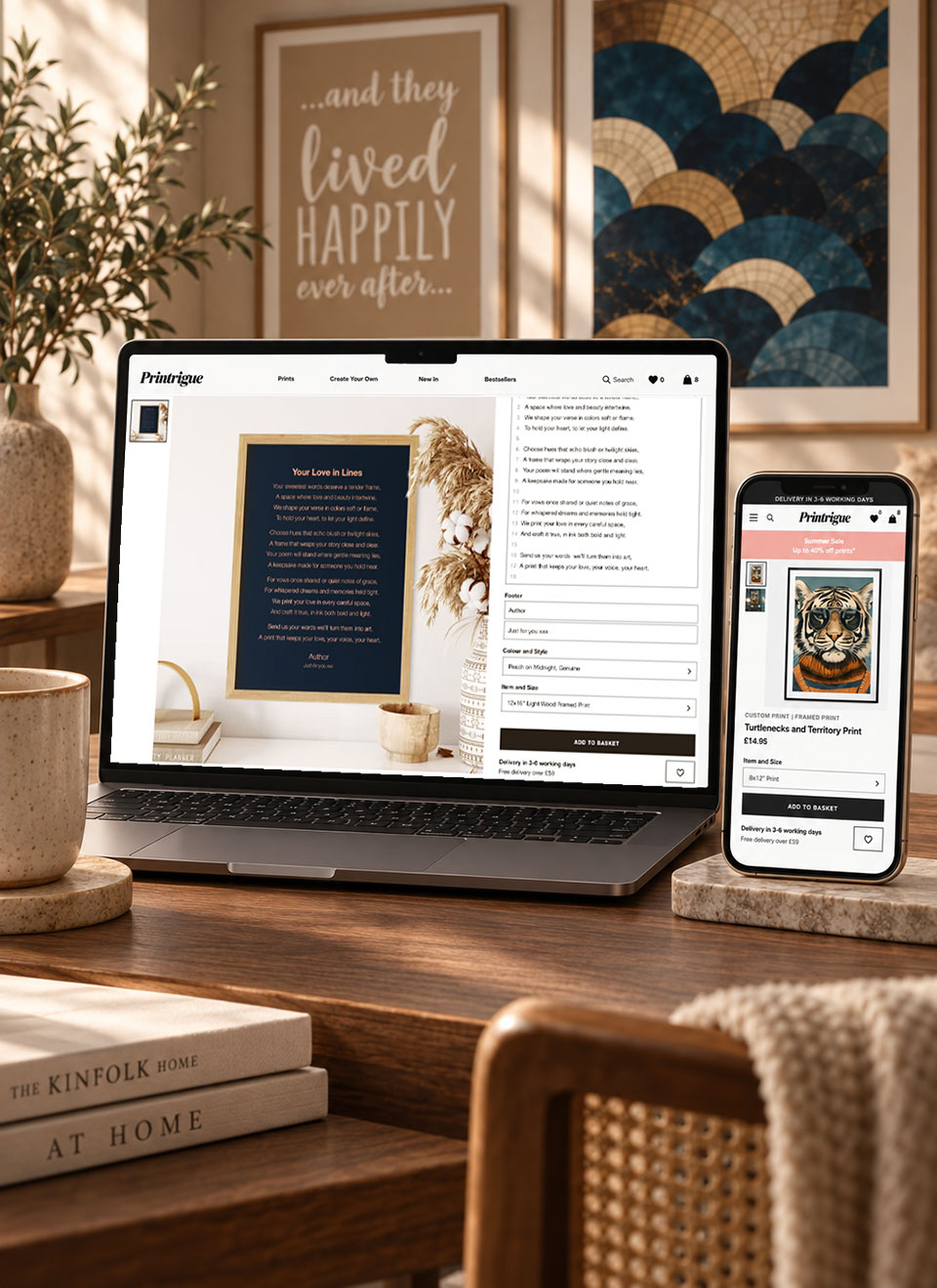 Printrigue web design